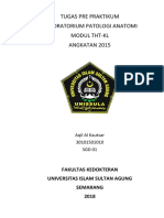 Tugas Pre Praktikum Laboratorium Patologi Anatomi Modul THT-KL Angkatan 2015