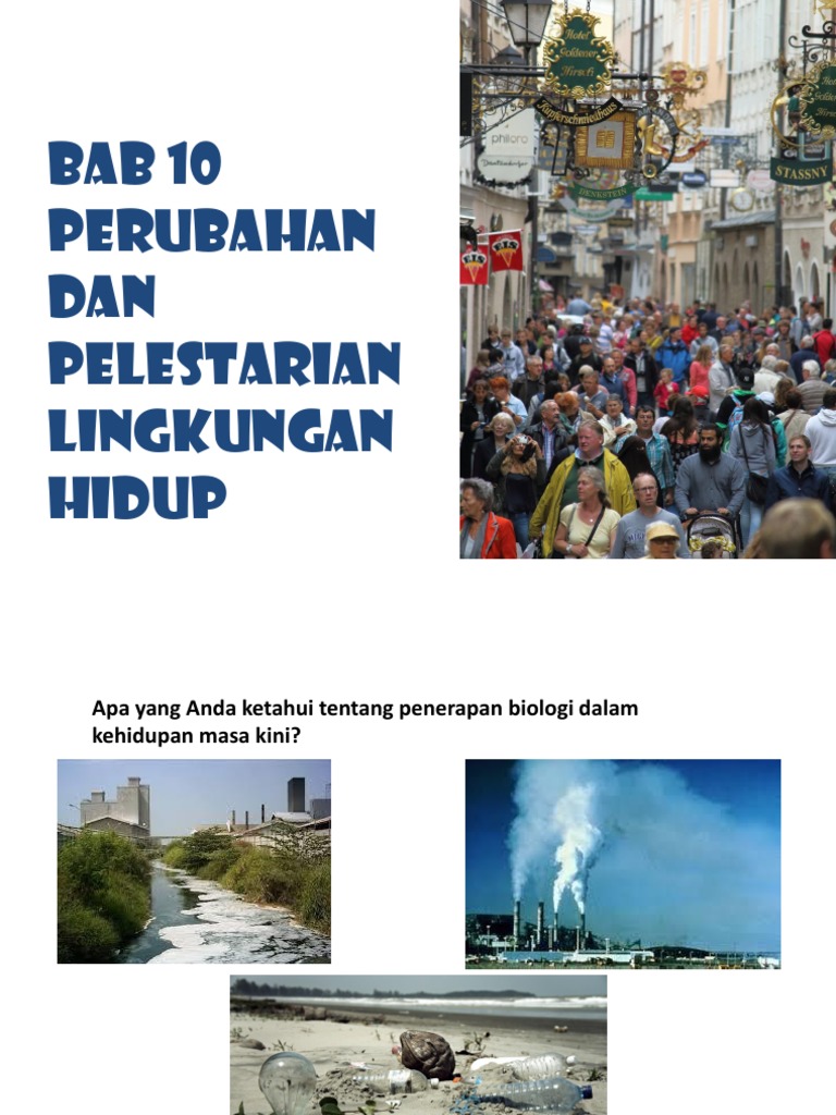 Bab 10 Perubahan Dan Pelestarian Lingkungan Hidup