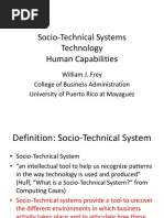 Socio Technical Systems