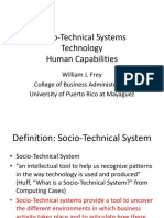 Socio Technical Systems