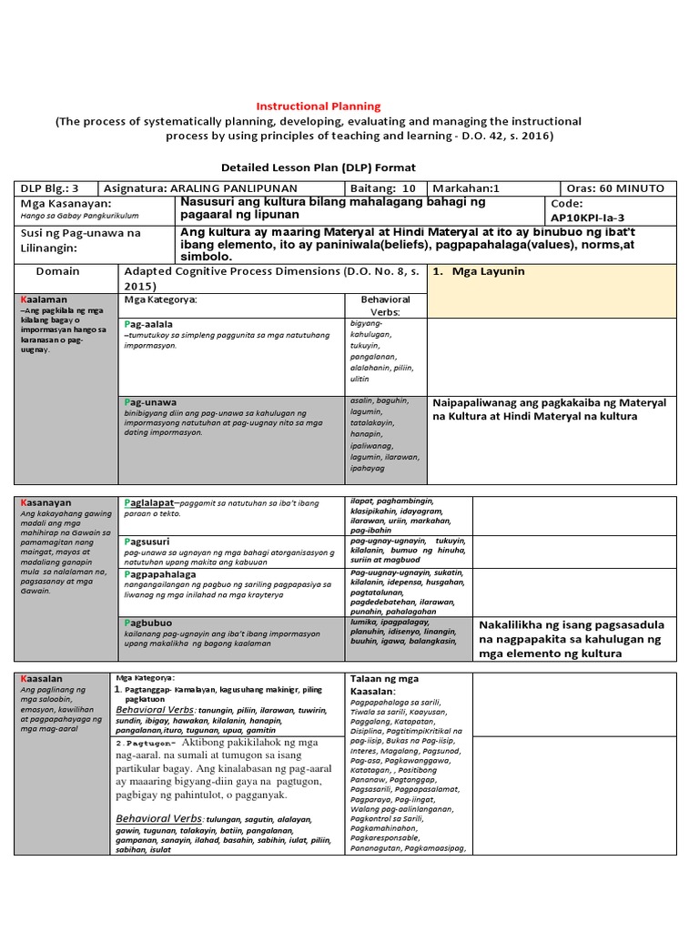 Kahalagahan ng Kultura sa Lipunan | PDF | Self-Improvement