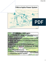 Design of MHP System PDF