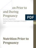 Nutrition Prior to and During Pregnancy Guide