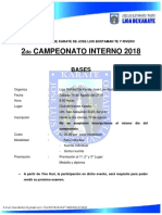 2 Campeonato Interno 2018: Bases