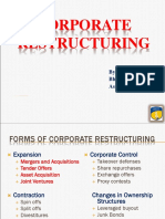 Corporate Restructuring: by Bharat Sai Kiran Ashok Lahoty