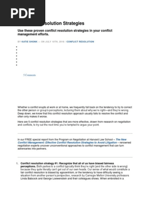 5 Conflict Resolution Strategies.docx