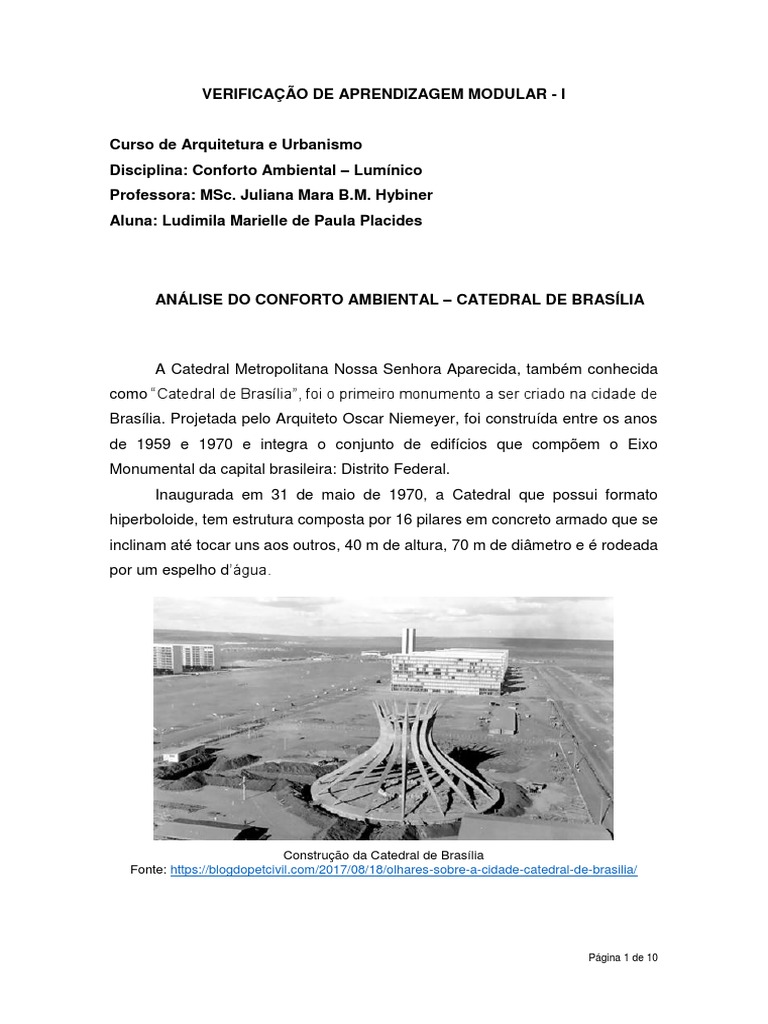 32+ Catedral De Brasilia Planos Pdf Images