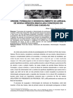 ORIGEM, FORMAÇÃO E DESENVOLVIMENTO DO ARRAIAL DE NOSSA SENHORA IMACULADA CONCEIÇÃO DO PORTO DAS CAIXAS-RJ