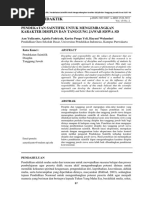 Download JURNAL TERBIT SAINTIFIK DISIPLIN TANGGUNG JAWABpdf by Agistia Fadriyah SN388719868 doc pdf