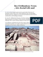 Indus Valley Civilization - Town Planning Art Social Life and Religion