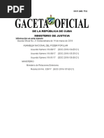 Gaceta Oficial de la República de Cuba 21 2018