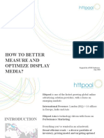 Httpool Asia - How To Better Measure and Optimize Display Media