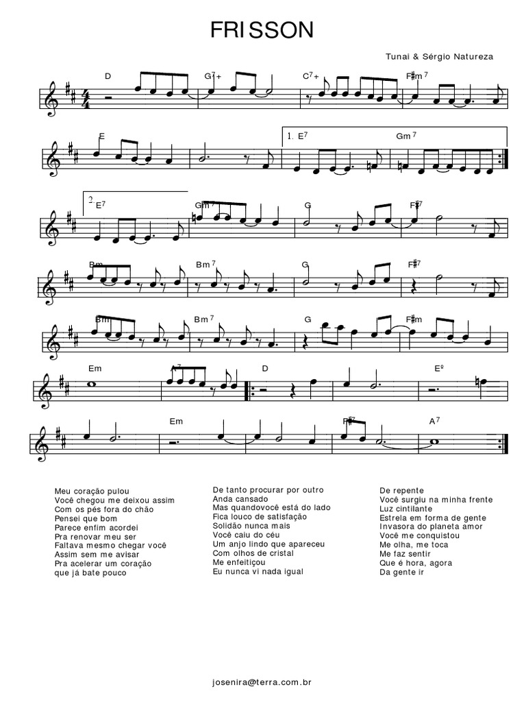 Frisson d'Amour et de Musique | PDF | Loisirs