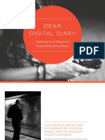 DEAR DIGITAL DIARY Exploring User Behavior in Context With Diary Studies