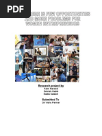 Download Research on Women Entrepreneur by sehriana SN38873225 doc pdf