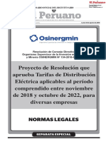 Resolución Osinergmin #134-2018-OS-CD