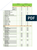 Commercial Menu Guide