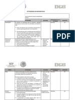 Actividades de Matemáticas PDF