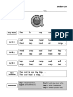 Letterland Student Lists Units 1-45