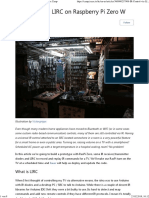 IR Control Via LIRC On Raspberry Pi Zero W - Isaax Camp