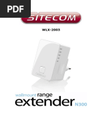 Manual Wifi Extender WLX-2003 [English]