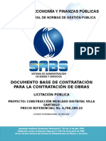 Modelo de Documento Base de Contratación