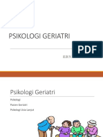 Psikologi Geriatri 2018