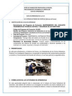 Guia de Aprendizaje 3,2 - A-B Mantener El Sistema de Frenos Del Vehiculo (Frenos)