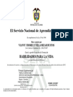 El Servicio Nacional de Aprendizaje SENA: Habilidades para La Vida