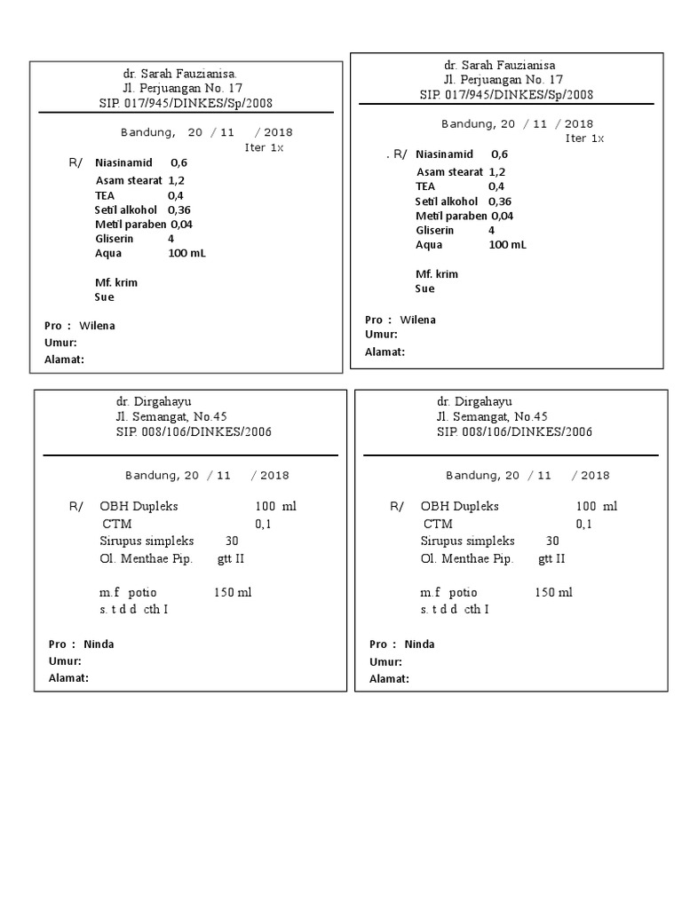 Resep | PDF