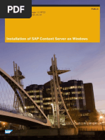 Installation of SAP Content Server DMS On Windows