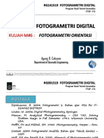 Teori Orientasi Fotogrametri Digital