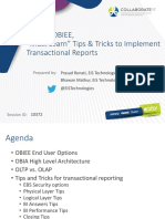 Bought OBIEE, "Must Learn" Tips & Tricks To Implement Transactional Reports