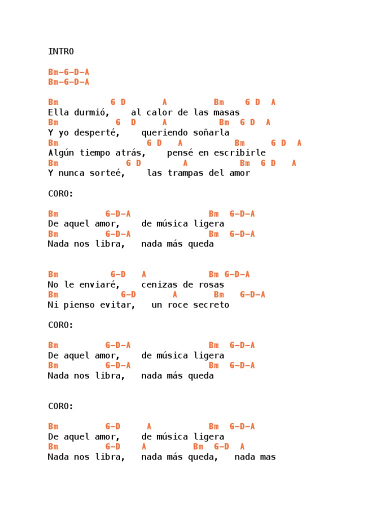Soda stereo de m sica ligera letra y acordes pdf pdf