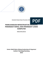 SOP Pemeliharaan Infrastruktur Jaringan Komputer