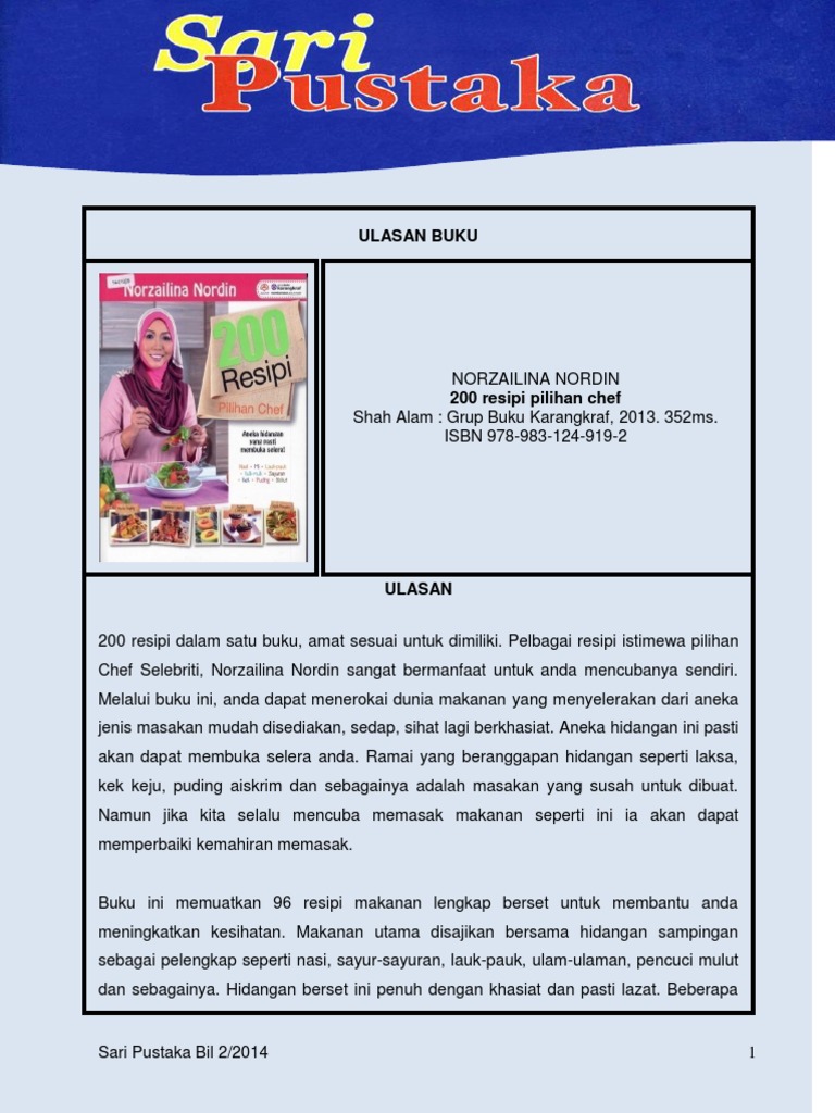 Sari Pustaka 2 2014 | PDF