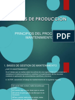 Principios Del Proceso de Mantenimiento