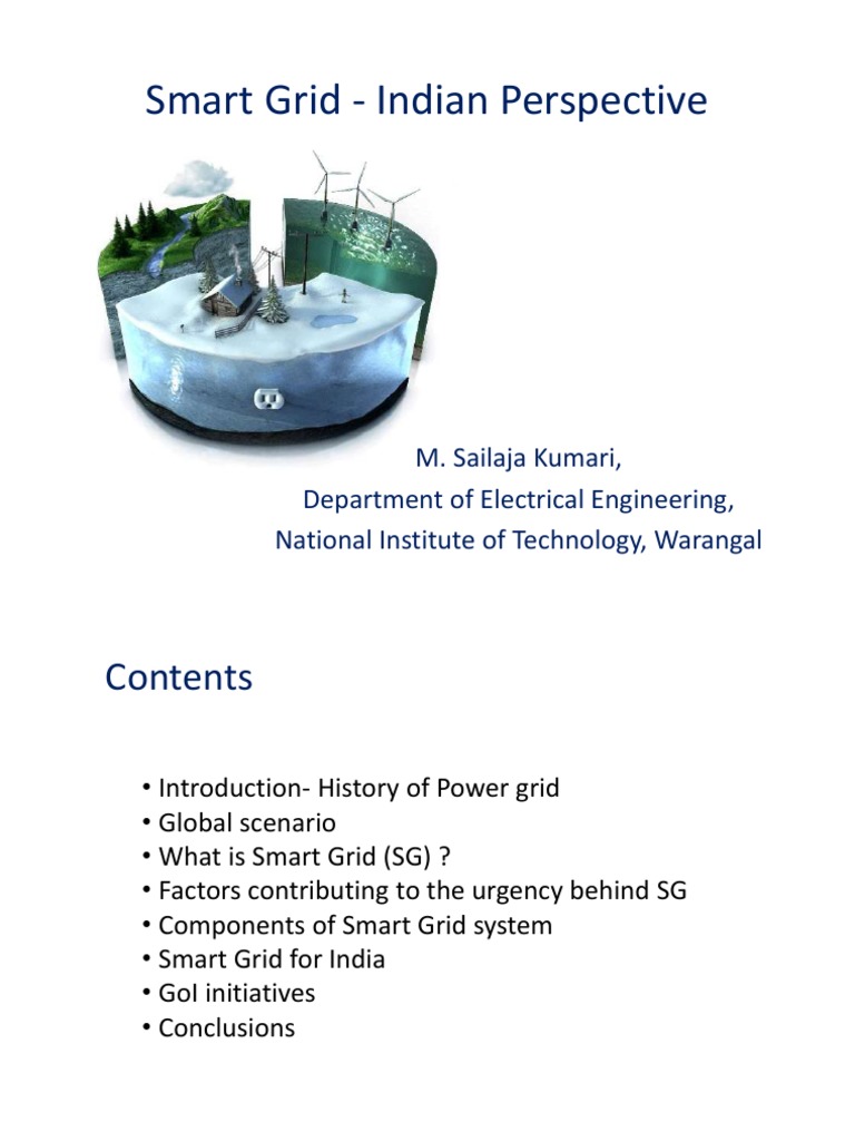 Mtech Smat Grid Course Pdf Electrical Grid Smart Grid