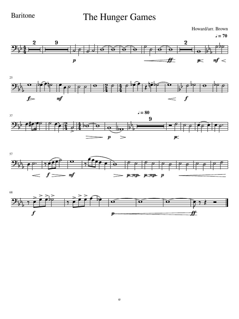 Baritone Music Arrangement Guide | PDF