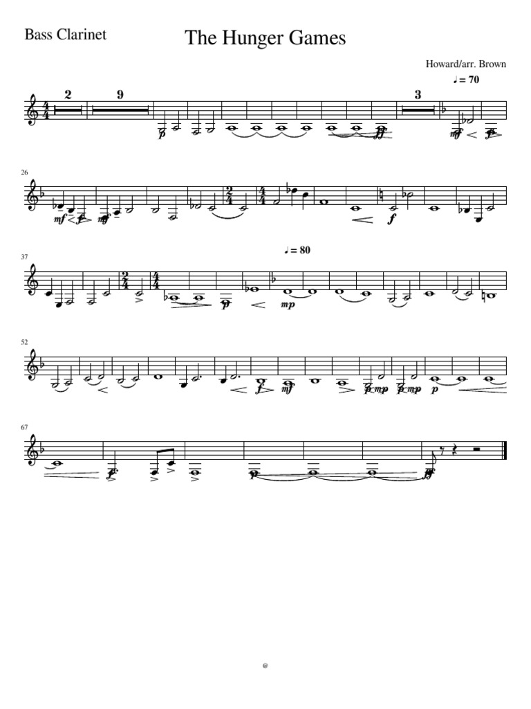 The Hunger GamesBass PDF