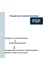 Pertemuan 2 Pengukuran Masalah Kesehatan