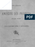 Ion Ghica - Amintiri Din Pribegia După 1848 - Noue Scrisori Către V. Alecsandri PDF