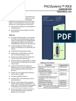 Pacsystems™ Rx3I: Redundancy Cpu
