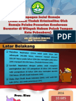 Penyimpagan Sosial Remaja (Studi Khasus Tindak Kriminalitas Oleh Remaja Di Wilayah Hukum Polsek Tampan Kota Pekanbaru