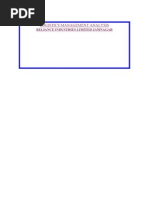 Logistic Management System at RELIANCE Jamnagar