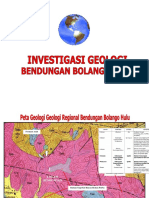Presentasi Geologi Bendungan Bolangio Hulu (Interm)