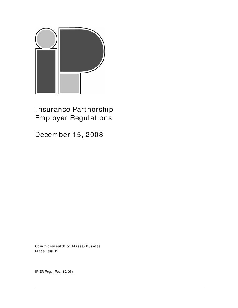 Regulations Governing Employer Participation in the Massachusetts