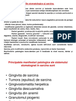 Patologia Stomatologica in Sarcina