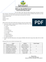 Berita Acara Pembentukan Pengurus BUMDes