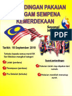 Poster Pertandingan Pakaian Beragam